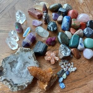 Mixed Crystal & Tumbled Stone Lot!!!